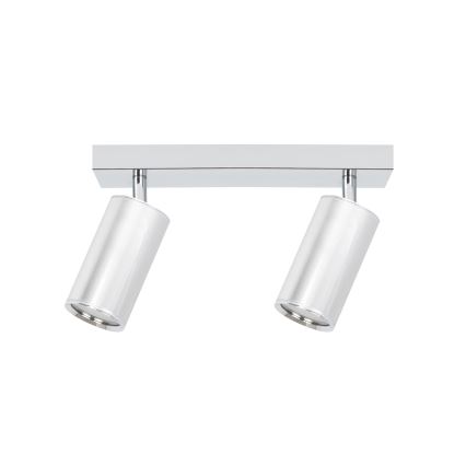 Brilagi - Badrumsspotlight SELE 2xGU10/30W/230V IP44 skinande krom