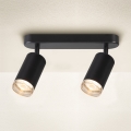 Brilagi - Badrumsspotlight SELE 2xGU10/30W/230V IP44 svart