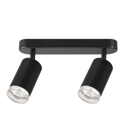 Brilagi - Badrumsspotlight SELE 2xGU10/30W/230V IP44 svart