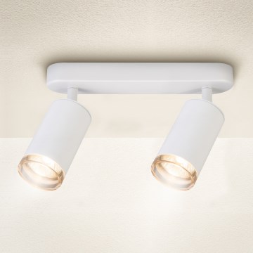 Brilagi - Badrumsspotlight SELE 2xGU10/30W/230V IP44 vit