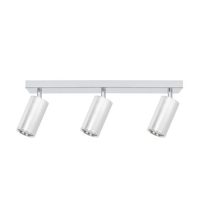 Brilagi - Badrumsspotlight SELE 3xGU10/30W/230V IP44 skinande krom