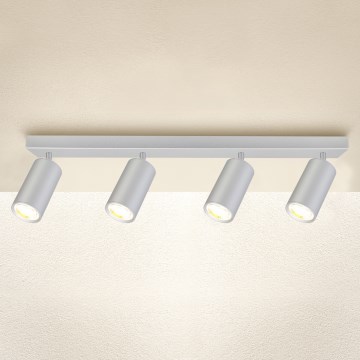 Brilagi - Badrumsspotlight SELE 4xGU10/30W/230V IP44 silver