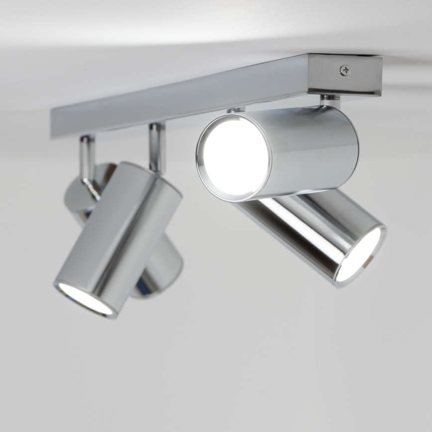 Brilagi - Badrumsspotlight SELE 4xGU10/30W/230V IP44 skinande krom