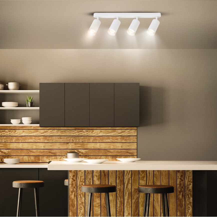 Brilagi - Badrumsspotlight SELE 4xGU10/30W/230V IP44 vit