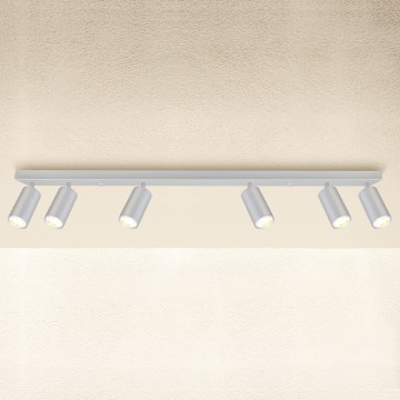 Brilagi - Badrumsspotlight SELE 6xGU10/30W/230V IP44 silver
