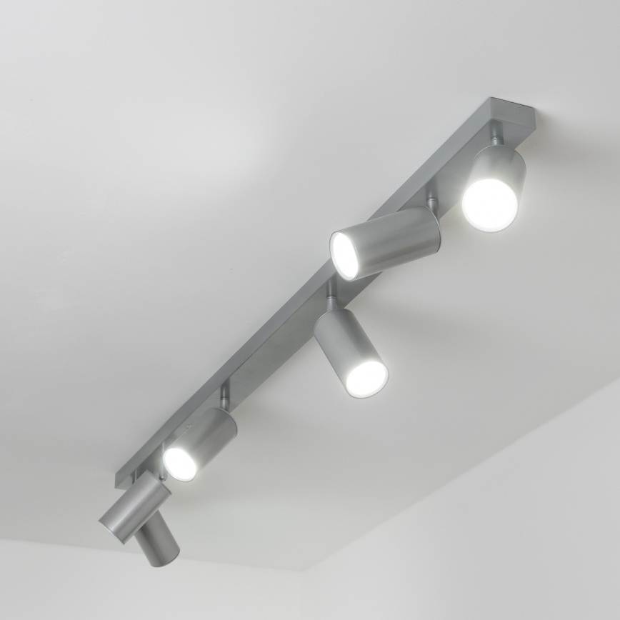 Brilagi - Badrumsspotlight SELE 6xGU10/30W/230V IP44 silver