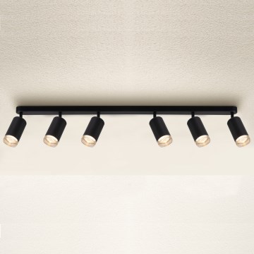 Brilagi - Badrumsspotlight SELE 6xGU10/30W/230V IP44 svart