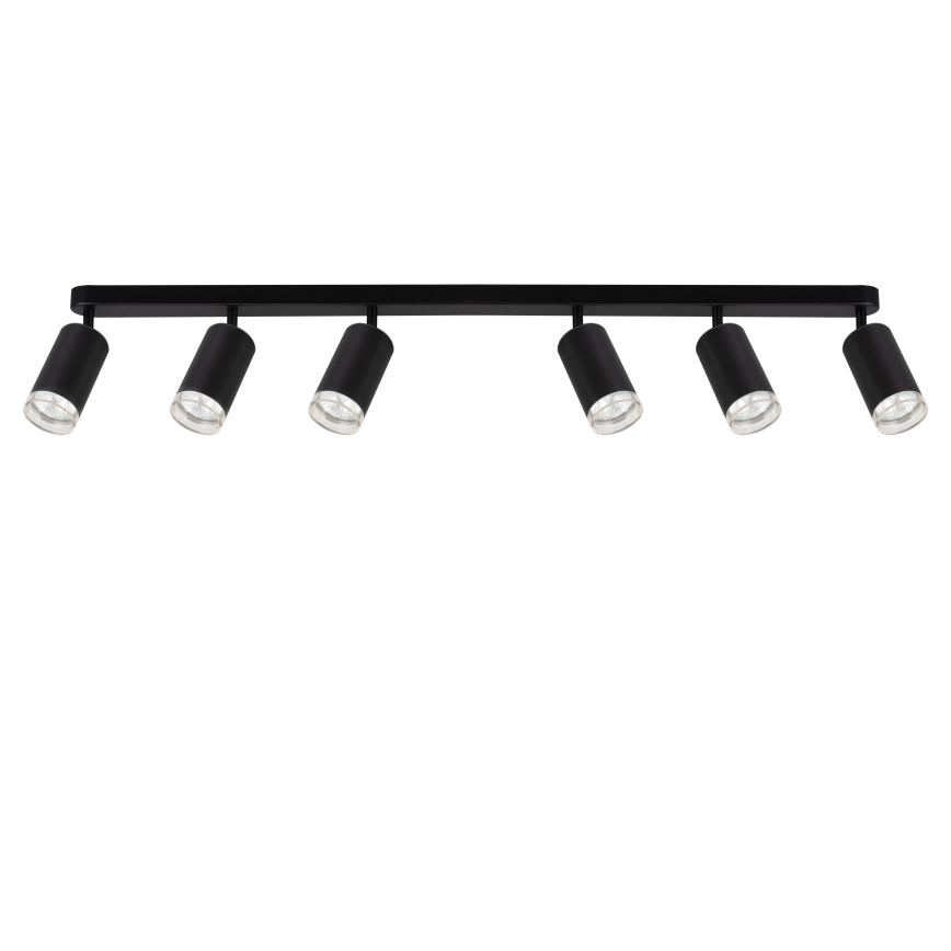Brilagi - Badrumsspotlight SELE 6xGU10/30W/230V IP44 svart