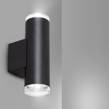 Brilagi - Badrum väggspotlight SELE AQUA 4xGU10/30W/230V IP44 svart
