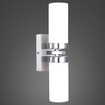 Brilagi - Badrumsvägglampa RAY 2xE14/40W/230V IP44