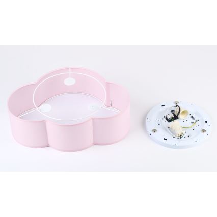 Brilagi - Barns taklampa NIMBUS MINI 2xE27/15W/230V rosa