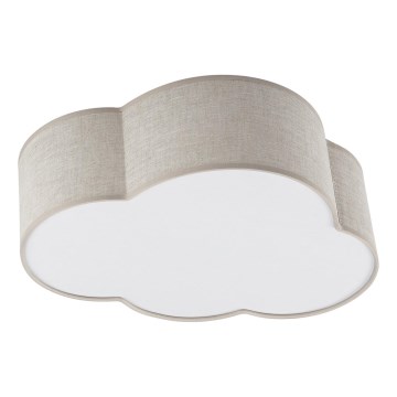 Brilagi - Barns taklampa NIMBUS MINI LINEN 2xE27/15W/230V 31x43 cm beige