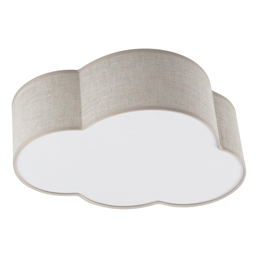 Brilagi - Barns taklampa NIMBUS MINI LINEN 2xE27/15W/230V 31x43 cm beige