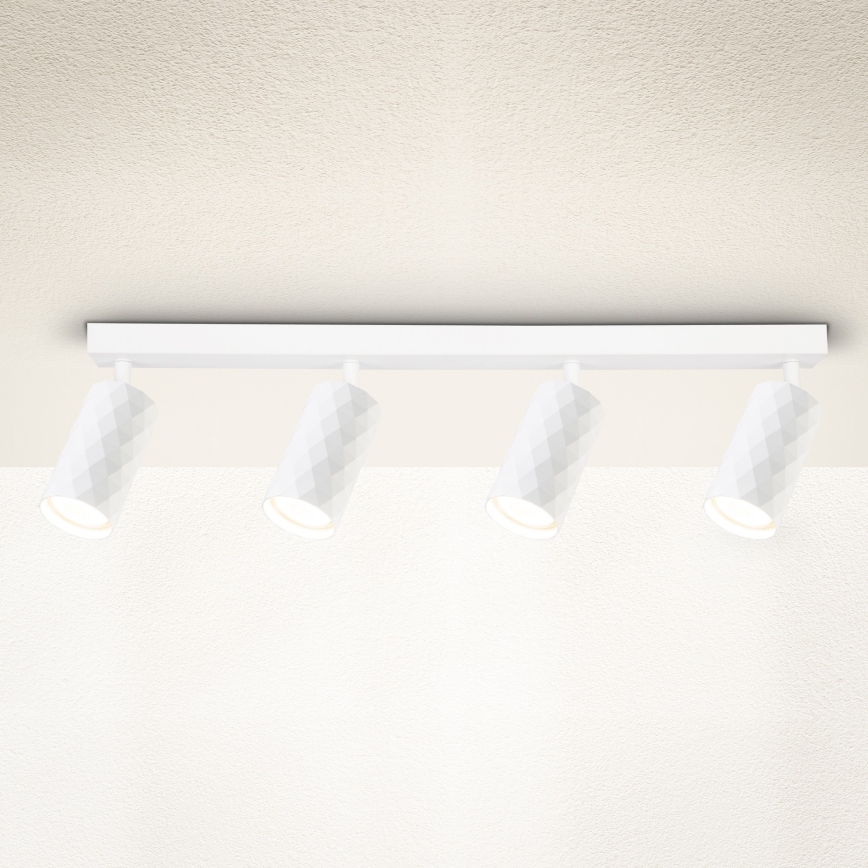 Brilagi - Belysningsspot SELE DIAMANT 4xGU10/30W/230V vit