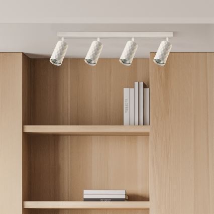 Brilagi - Belysningsspot SELE DIAMANT 4xGU10/30W/230V vit