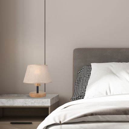 Brilagi - Bordslampa ANTHONY 1xE27/60W/230V ek/beige
