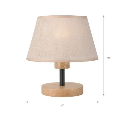 Brilagi - Bordslampa ANTHONY 1xE27/60W/230V ek/beige