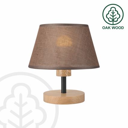 Brilagi - Bordslampa ANTHONY 1xE27/60W/230V ek/brun