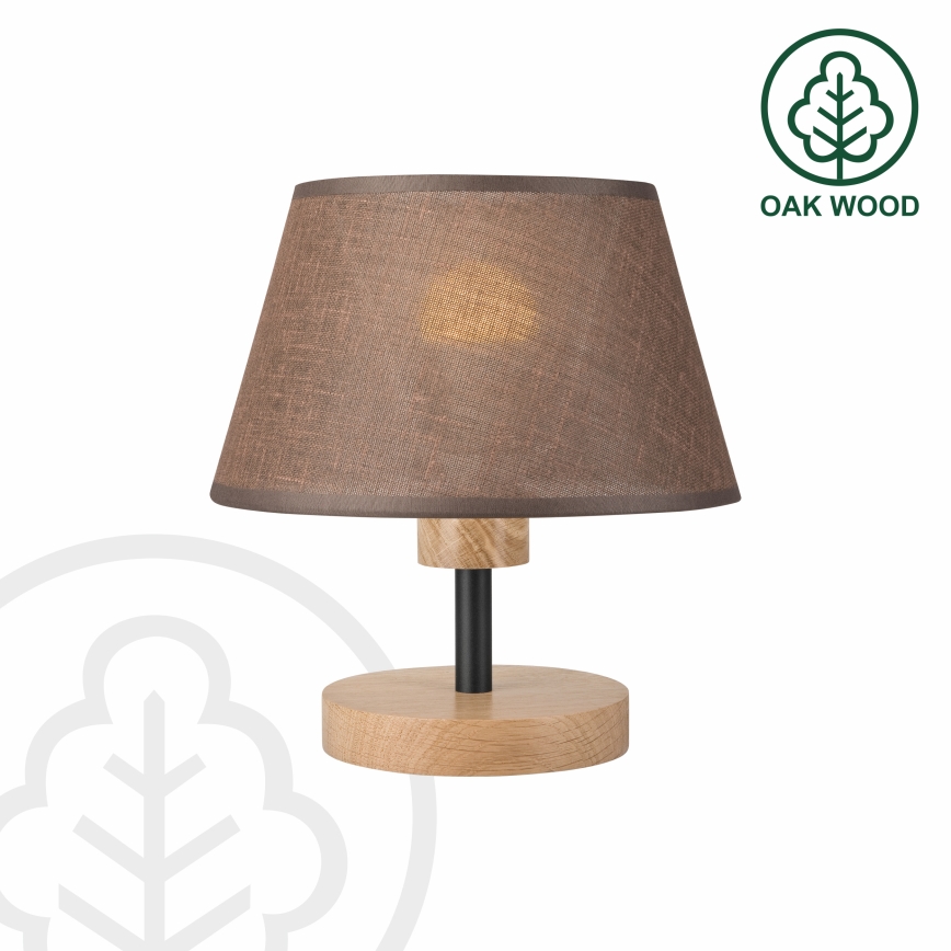Brilagi - Bordslampa ANTHONY 1xE27/60W/230V ek/brun
