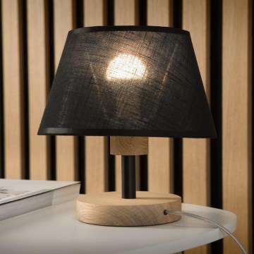 Brilagi - Bordslampa ANTHONY 1xE27/60W/230V ek/svart
