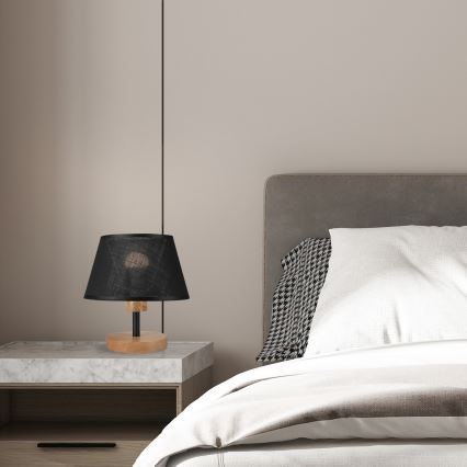 Brilagi - Bordslampa ANTHONY 1xE27/60W/230V ek/svart