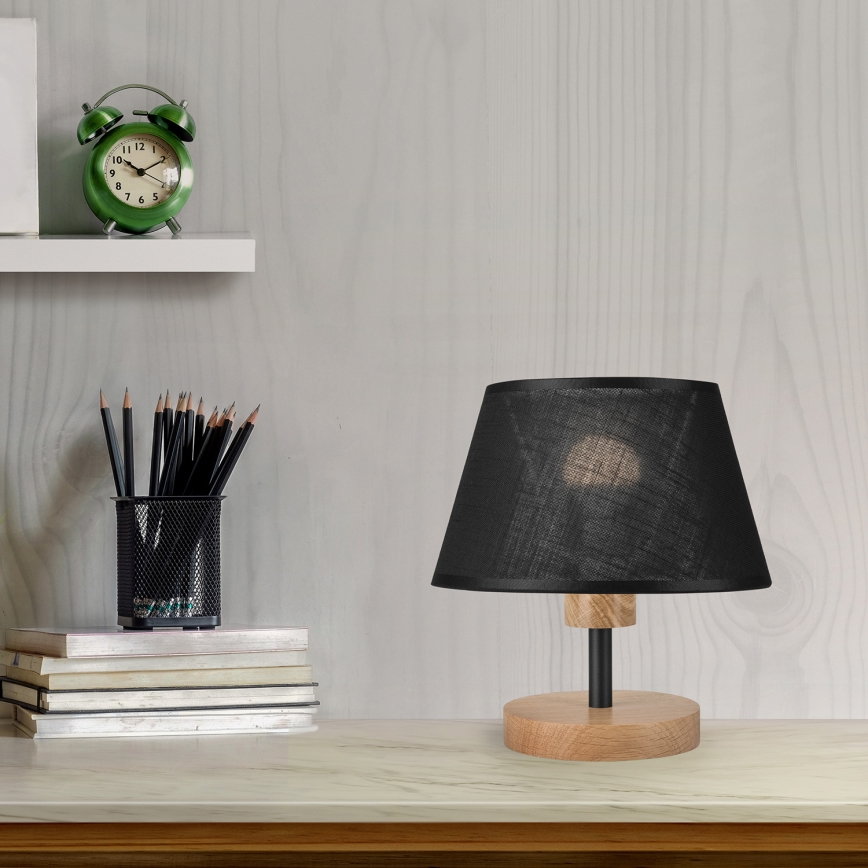 Brilagi - Bordslampa ANTHONY 1xE27/60W/230V ek/svart