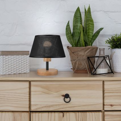 Brilagi - Bordslampa ANTHONY 1xE27/60W/230V ek/svart