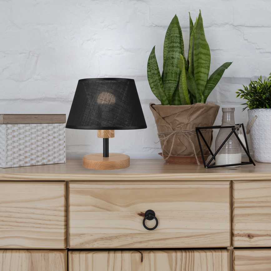 Brilagi - Bordslampa ANTHONY 1xE27/60W/230V ek/svart
