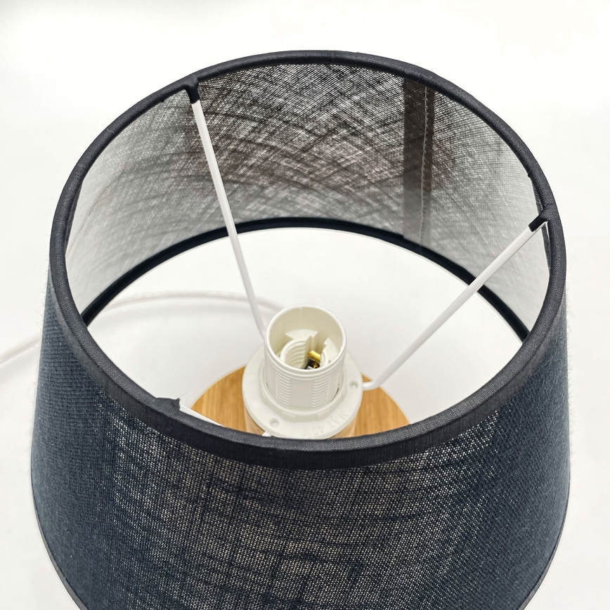 Brilagi - Bordslampa ANTHONY 1xE27/60W/230V ek/svart