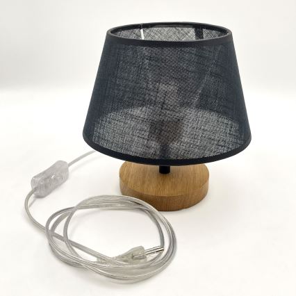 Brilagi - Bordslampa ANTHONY 1xE27/60W/230V ek/svart