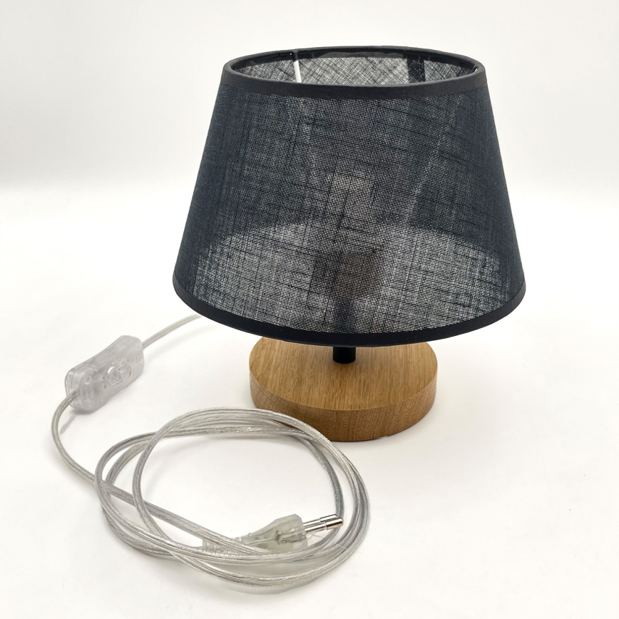 Brilagi - Bordslampa ANTHONY 1xE27/60W/230V ek/svart