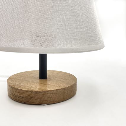Brilagi - Bordslampa ANTHONY 1xE27/60W/230V ek/vit