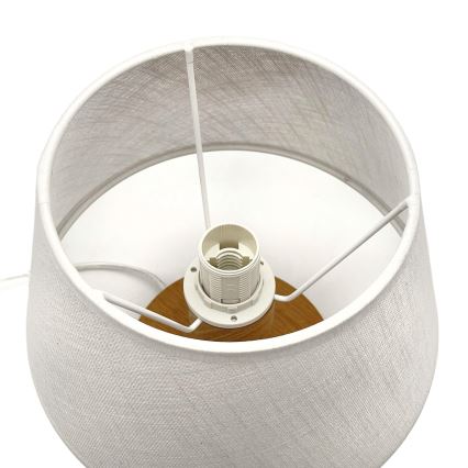 Brilagi - Bordslampa ANTHONY 1xE27/60W/230V ek/vit