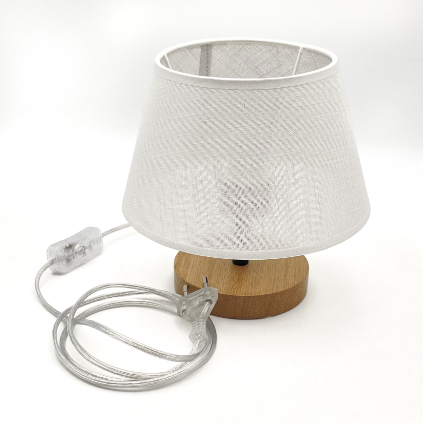 Brilagi - Bordslampa ANTHONY 1xE27/60W/230V ek/vit