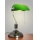 Brilagi - Bordslampa BANK OFFICE 1xE27/60W/230V svart/silver/grön