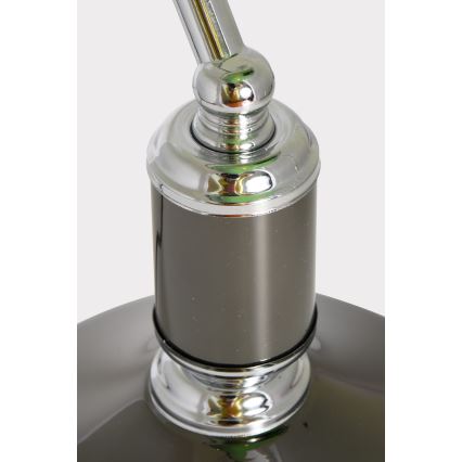 Brilagi - Bordslampa BANK OFFICE 1xE27/60W/230V svart/silver/grön