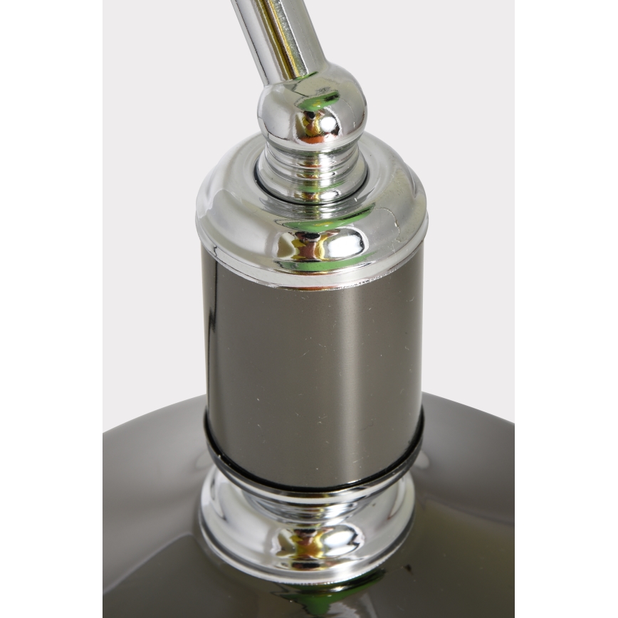 Brilagi - Bordslampa BANK OFFICE 1xE27/60W/230V svart/silver/grön