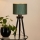 Brilagi - Bordslampa BOSTON ROLLER 1xE27/15W/230V strå grön/guld