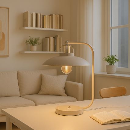 Brilagi - Bordslampa FLAMENGO 1xE27/60W/230V beige