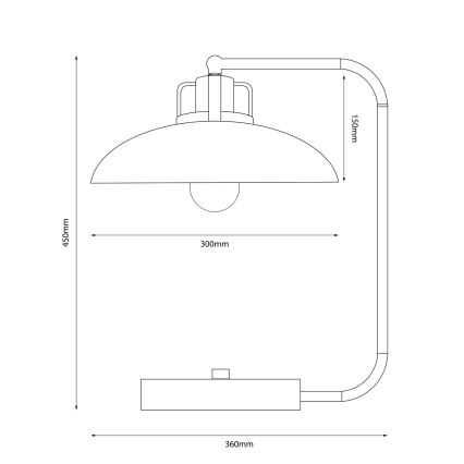 Brilagi - Bordslampa FLAMENGO 1xE27/60W/230V beige