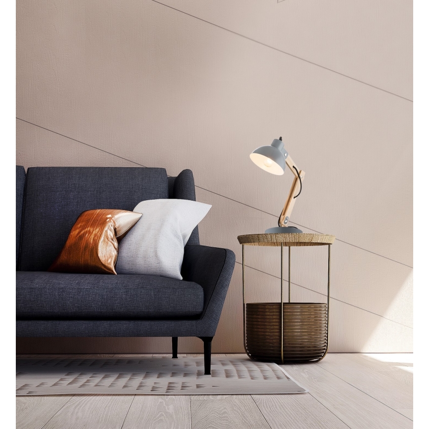 Brilagi - Bordslampa FOCUS 1xE27/40W/230V grå
