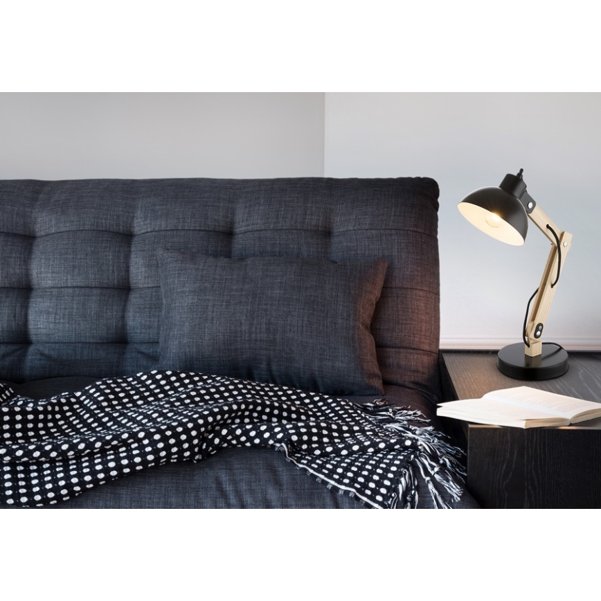 Brilagi - Bordslampa FOCUS 1xE27/40W/230V svart
