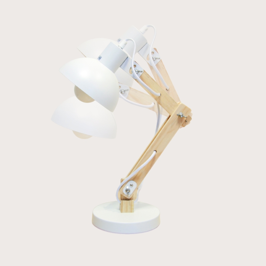 Brilagi - Bordslampa FOCUS 1xE27/40W/230V vit
