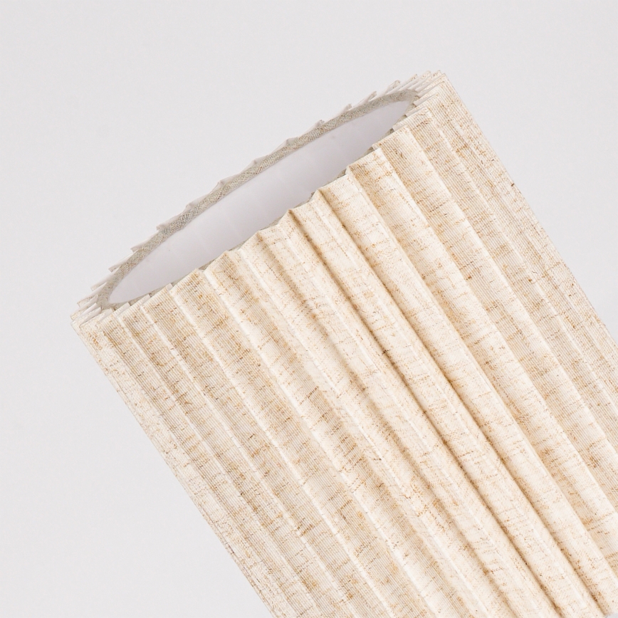 Brilagi - Bordslampa NORDIC WAVE 1xE27/15W/230V lin/vit