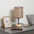 Brilagi - Bordslampa NUBILA WOOD 1xE27/25W/230V ek/brun