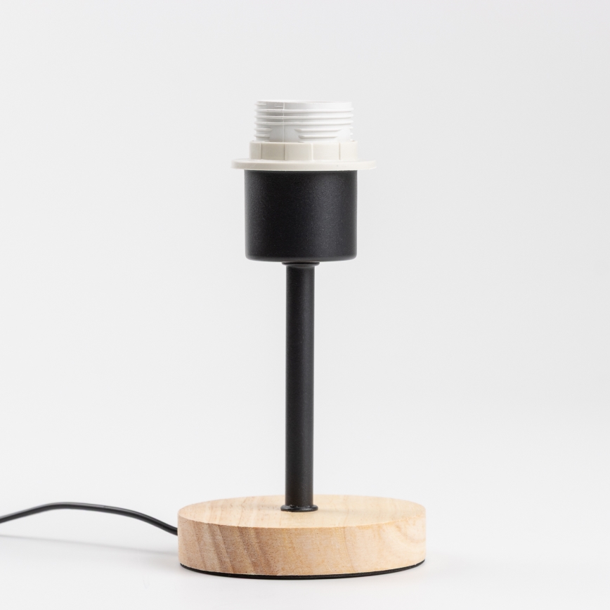 Brilagi - Bordslampa NUBILA WOOD 1xE27/25W/230V ek/grå