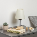 Brilagi - Bordslampa NUBILA WOOD 1xE27/25W/230V ek/grädde