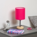 Brilagi - Bordslampa NUBILA WOOD 1xE27/25W/230V ek/rosa