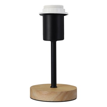 Brilagi - Bordslampa NUBILA WOOD 1xE27/25W/230V ek/svart