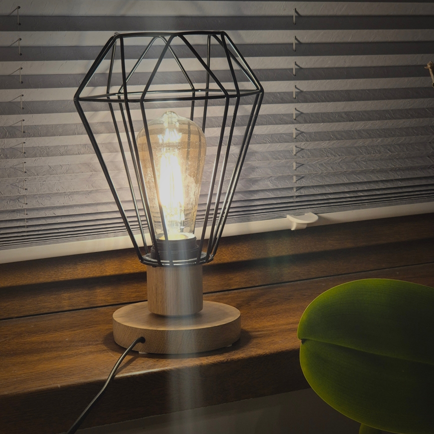 Brilagi - Bordslampa WOODY BASKET 1xE27/60W/230V ek